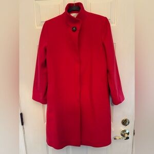 Chic Red Trench Coat